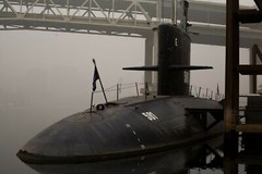 Submarine USS Blueback Navy Military Oregon Wildfire Wall Print Photo Poster