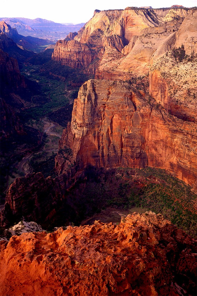 In Zion National Park Landscape Painting Print Wall Home Decor – POSTER 20×30