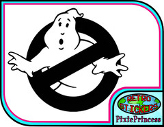 Ghostbusters A Vinyl Sticker Car Bike Laptop Wall Poster Bedroom Window Movie