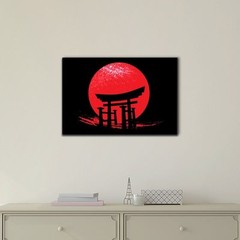 wall26 – Canvas Wall Art – Torii the Traditional Japanese Gate – 32×48 inches