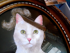 NEW CAROL LEW Royal Cat Wall Art Portraits Framed Print Decor – 15”x17”