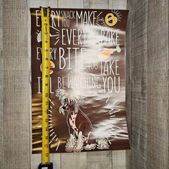 Funny Dog Kitchen Wall Art Chinese Crested I’ll Be Watching You 11″ x 17″ Poster