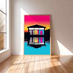 Cool Living Room Painting Wall Art poster Choose your Size