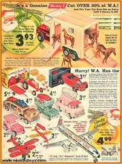 Wester Auto Toys 1960s POSTER 24 X 18 Inches NICE!