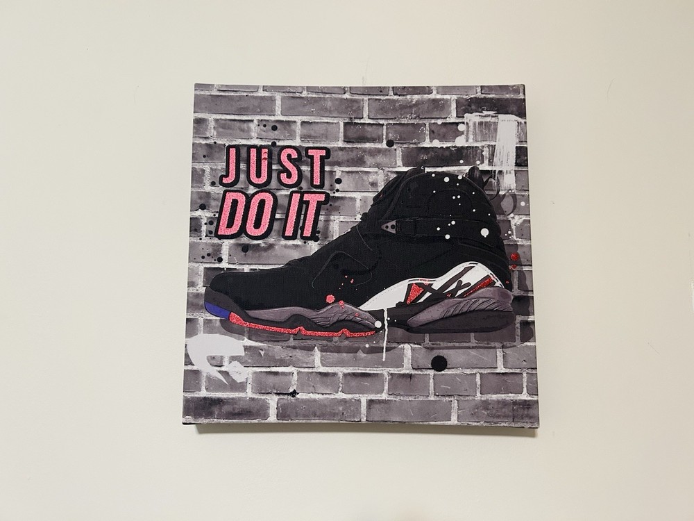 Notoriart “ Just Do It» sneaker canvas Wall Art Decor
