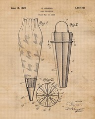 Baking Patent Prints, 6 (8×10) Unframed Photos, Wall Art Decor for Home Work …