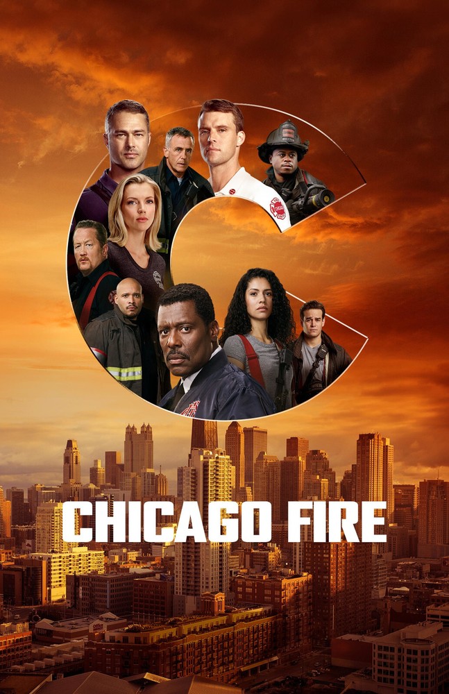 BB0816 Chicago Fire Show By Michael Brandt 2012 City Movie Poster 11×17