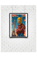 LOUIS VUITTON X HOMER SIMPSON POSTER 11X17 PRINT WALL DECOR WALL ART BY DENARDAI