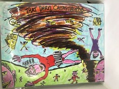 Abstract Folk Pop Modern Cartoon Art Print That Darn Catastrophe