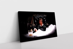 Al Pacino SCARFACE Tony Montana Framed Canvas Print Wall Decor Gangster Movie