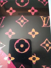 Fairchild Paris Art Print Fashion Designer Hot Pink Lips Louis Vuitton Framed
