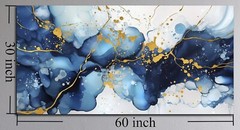 Canvas Wall Art For Office – Large Wall Painting Hang Size 30” X 60”
