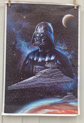 Darth vader canvas poster unframed 16 1/2 x 24 inches