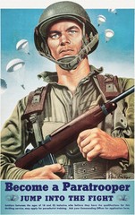 Become a Paratrooper – 1944 – World War II – Recruitment Poster
