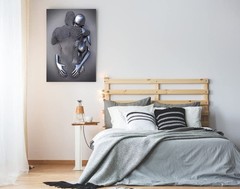 ZMURED 3D Wall Art Decor Artwork Figure Statue Modern Art Canvas Painting,Lar…