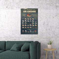 283805 The History of Air Jordans PRINT POSTER