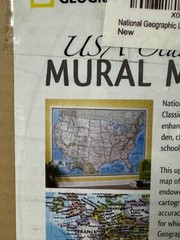 Giant USA Map Wall Mural Poster – Earth Tones 110″x76″ Geographic