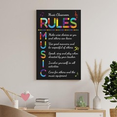 Music Classroom Rules Posters | Educational Decor for Schools & Homeschooling