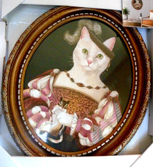 NEW CAROL LEW Royal Cat Wall Art Portraits Framed Print Decor – 15”x17”
