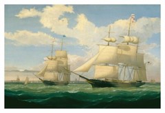 The Ships in Boston Harbor 1853, Fitz Hugh Lane, Wall Decor Art Print 13″ x 19″