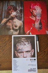 New LIL’ PEEP Music Rapper Singer Photo Set of 3 Prints 12×8 Unframed Cardstock