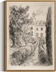 Water-Resistant Vintage Wall Art – 8×10 French Country Canvas with Floral Design