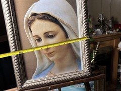 MEDJUGORJE VIRGEN VIRGIN MARIA MARY VTG 17”x14”