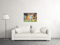 Lionel Messi Celebration Argentina World Cup Wall Art Home – POSTER 20″x30″