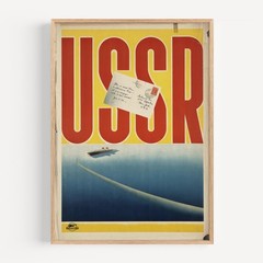 USSR Retro Travel Poster
