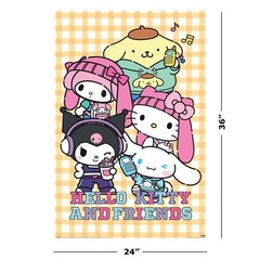 Hello Kitty And Friends – Anime Poster (Sanrio – Kitty, Kuromi, My Melody…)