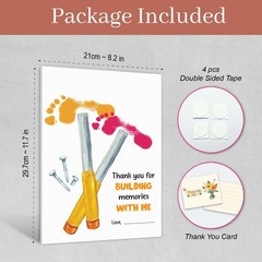 2025 Fathers Day Crafts For – Thank You For Bulding Memories With Me Poster