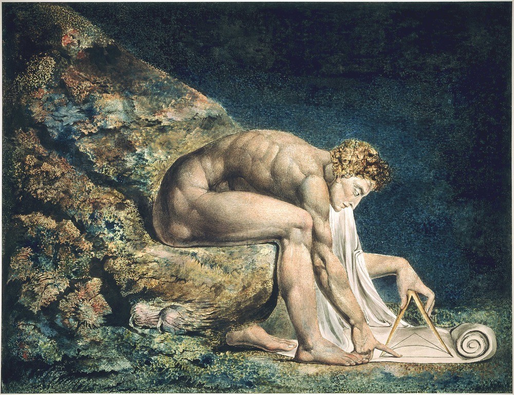 William Blake Newton : Archival Quality Giclée Art Print c.1795