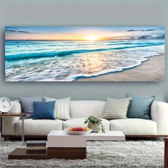 Sea Beach Landscape Posters Prints Canvas Painting Canvas Wall Art Wall Pictures