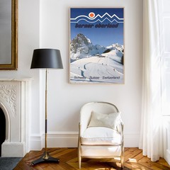 Switzerland – Berner Oberland – 1987 Retro Travel Poster