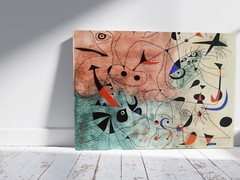 JOAN MIRO MORNING STAR ABSTRACT ART GICLEE PRINT FINE CANVAS