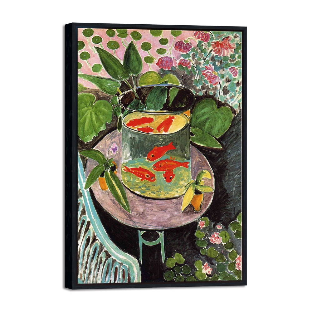 Framed Canvas Wall Art Goldfish by Henri Matisse Colorism Aesthetic Abstract Art