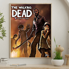 The Walking Dead Telltale Games Poster Wall decor 18×24
