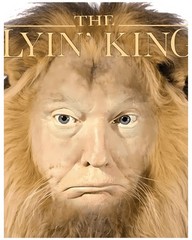 The Lyin’ King Trump Halloween 2021 Funny Anti Trump 2024 Poster