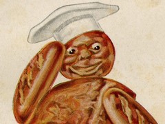 Vintage Kitchen Decor Poster (up to 24″ x 36″) – Art – Bread – Baking – Cooking