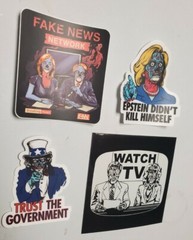THEY LIVE Movie (1988) STICKERS 🎬