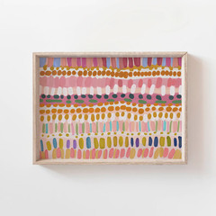 Colorful Abstract Painting Printable Modern Wall Art Poster