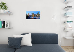 City of London Skyline Tower Bridge Thames River Photo Art Print Poster 18×12