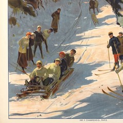 France – Les Vosges – 1912 Retro Travel Poster