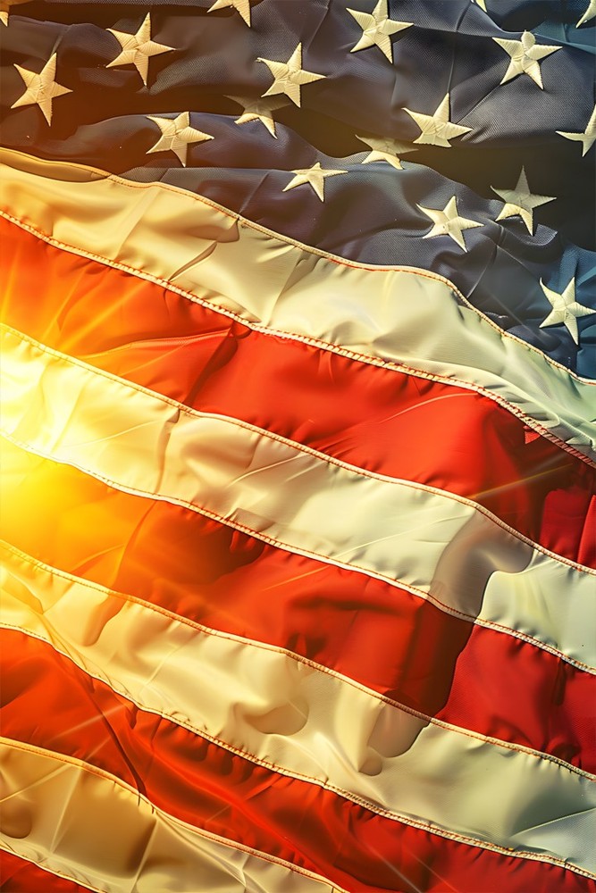 USA Flag 1776-2026 4th of July – 250 Years of America Patriotic – POSTER 20″x30″