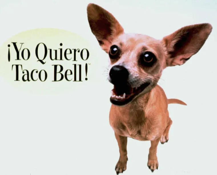 Yo Quiero Taco Bell Dog Vintage Advertisements 8.5×11 Glossy Photo Print