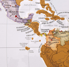 Scratch The World Travel Map – Scratch Off World Map Poster – X-Large 23 x 33