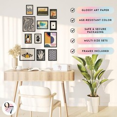 12-Piece Unframed Art Print Set – Eclectic Abstract Wall Decor for Modern Living