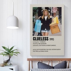ENZD Clueless Movie Poster Posters for Room 18″L x 12″W, Unframe-style