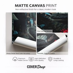 The Sopranos Series Poster | Matte Canvas Print – Multiple Sizes