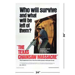 The Texas Chainsaw Massacre – Movie Poster (Regular Style) (Size: 24″ x 36″)